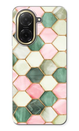 Hexagons in stained glass