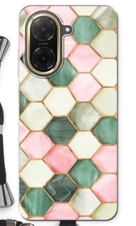 Hexagons in stained glass