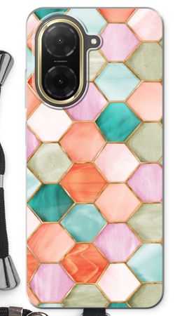 Hexagons in stained glass