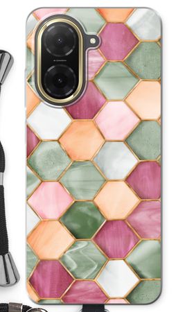 Hexagons in stained glass