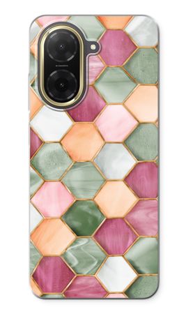 Hexagons in stained glass