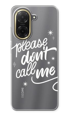 Don't call