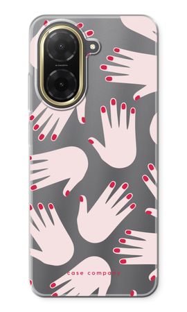 Hands pink