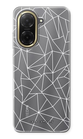 Geometric lines white