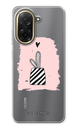 Black and white cactus