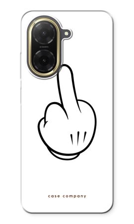 Middle finger white