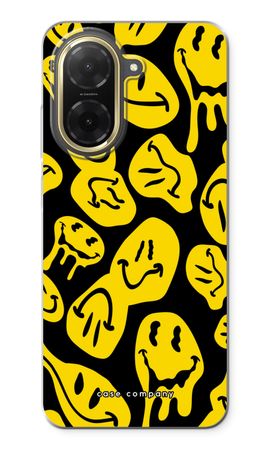 Melting smiley - Yellow