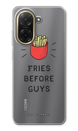 Fries before guys