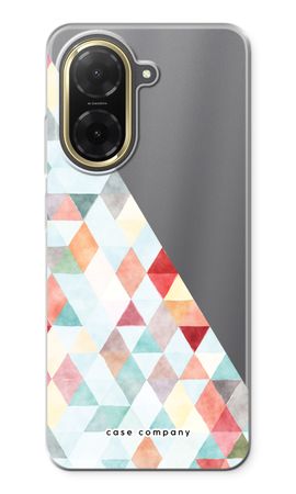 Coloured triangles pastel