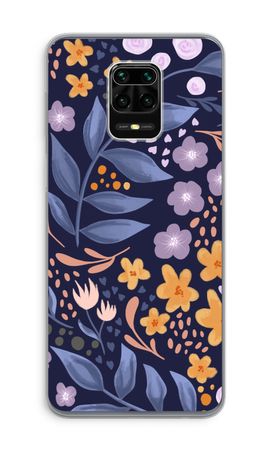 Flowers with blue leaves