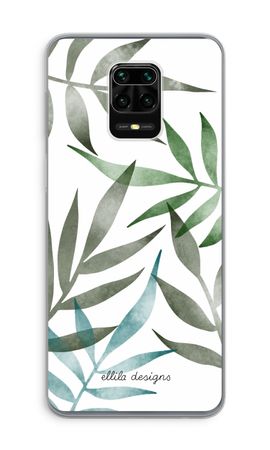 Tropical watercolor leaves