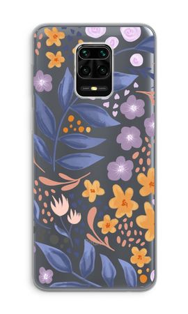 Flowers with blue leaves