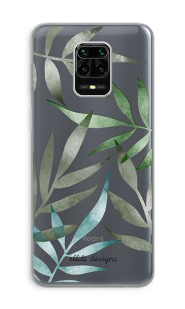 Tropical watercolor leaves