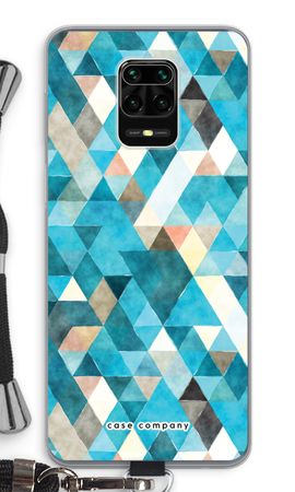 Coloured triangles blue