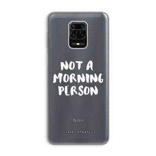 Not a morning person