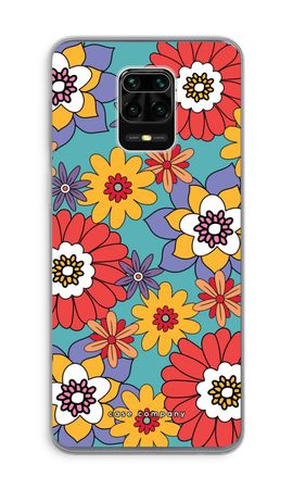 Retro Flowers - Blue