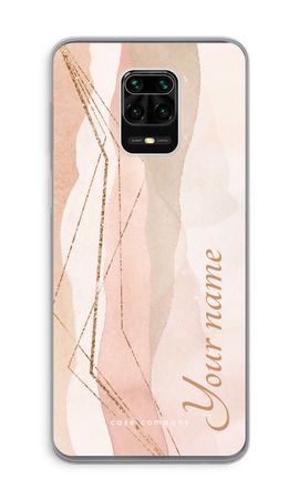 Gold Lines Namecase - Blush