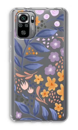 Flowers with blue leaves