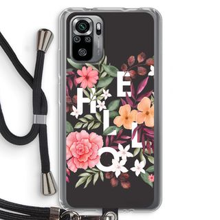 Hello in flowers