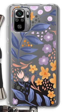 Flowers with blue leaves