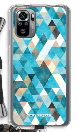 Coloured triangles blue