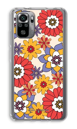 Retro bloemen - Geel