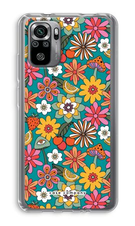 Retro Flowers N°2 - Blue