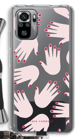 Hands pink