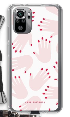 Hands pink