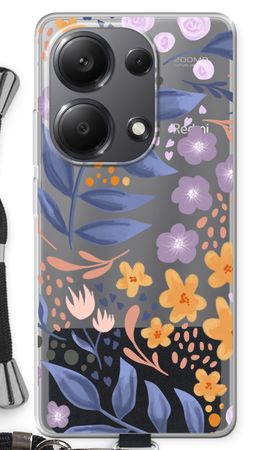 Flowers with blue leaves