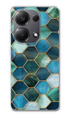 Hexagons in stained glass