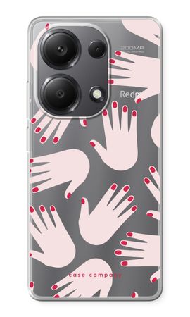 Hands pink