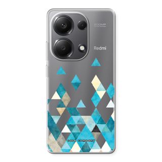 Coloured triangles blue