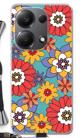 Retro Flowers - Blue