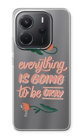 Optimistic flower girl