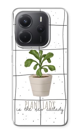 Houseplant on windowpane