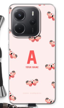 Rosy Butterflies Monogram