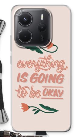 Optimistic flower girl