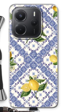 Blue tiles and lemons