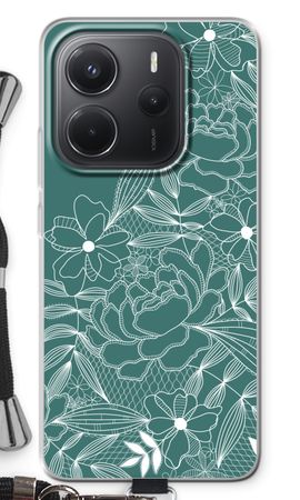 Flowers in lace