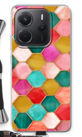 Hexagons in stained glass