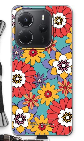 Retro Flowers - Blue