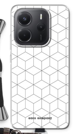 Cubes black and white