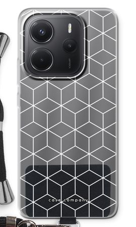 Cubes black and white