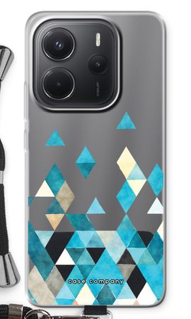 Coloured triangles blue