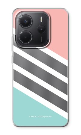 Pastellfarbene Streifen