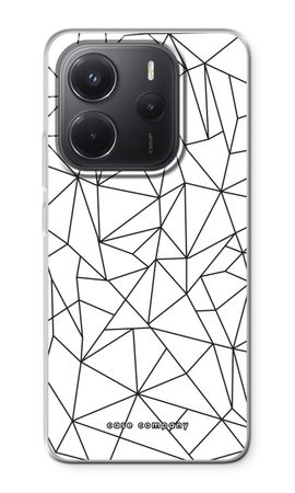 Schwarze geometrische Linien