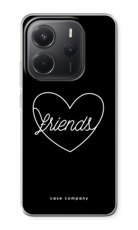 Friends heart black