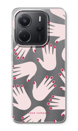 Hands pink