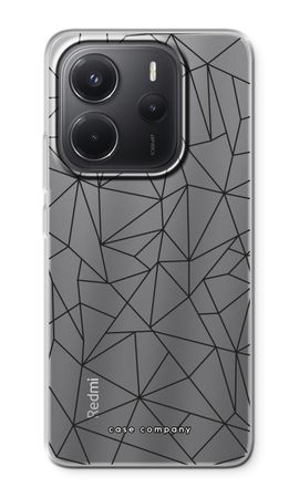 Schwarze geometrische Linien